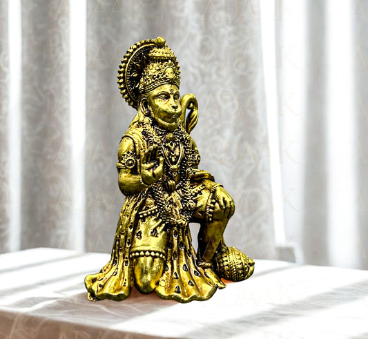 Adaak's Blessing Hanuman Brass Idol – Protection & Divine Grace