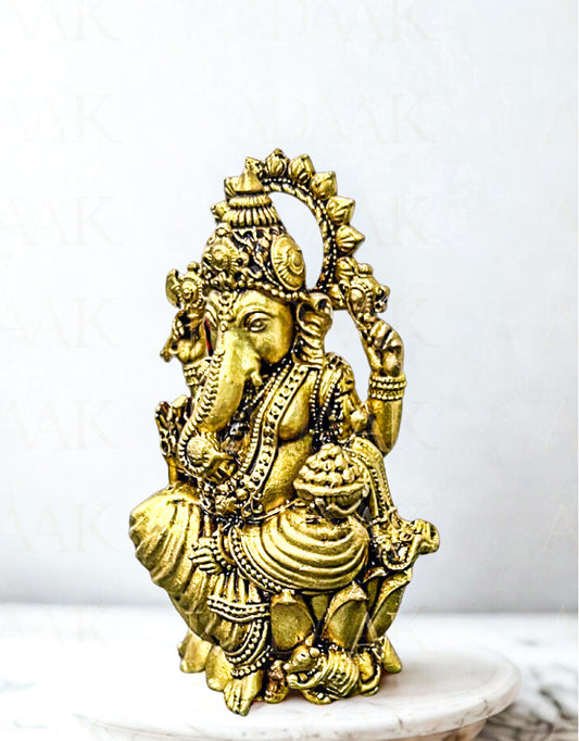 Adaak's Lotus Radiant Ganesha – The Eternal Light of Wisdom