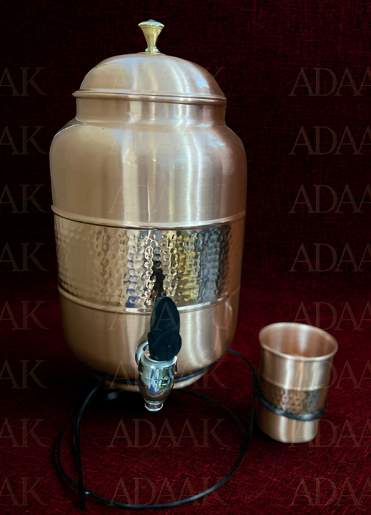 Adaak Apasrasa Copper Dispenser Set – 5 Ltr