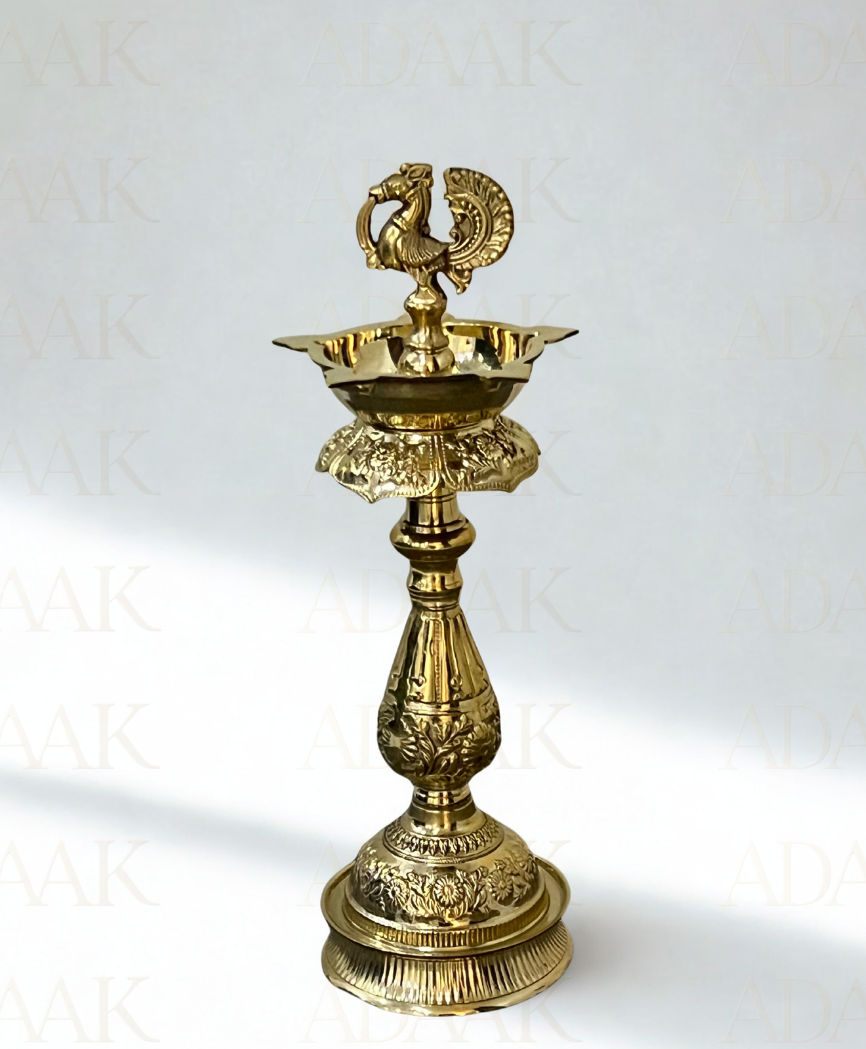 Adaak Mayur Jyoti Brass Deepam