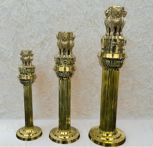 Pride of Bharat – Brass Ashoka Stambh Pillar Collection