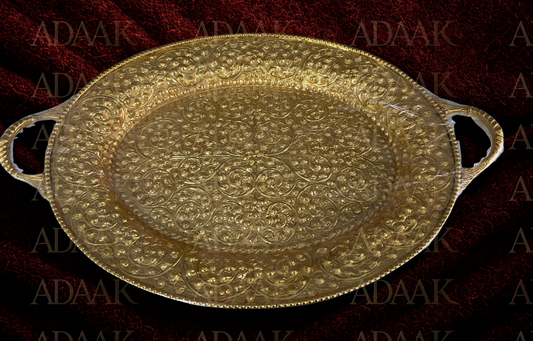 Adaak AuraPlate Brass Platter
