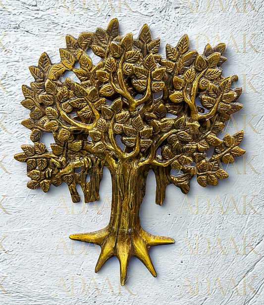 Adaak’s Eternal Tree – Handcrafted Brass Wall Hanging