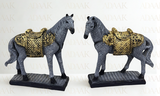 Adaak's Royal Horse Duo – Symbol of Strength & Elegance