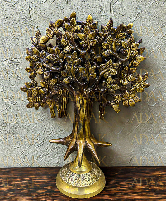 Adaak’s Eternal Vriksha – Brass Tree of Life Décor