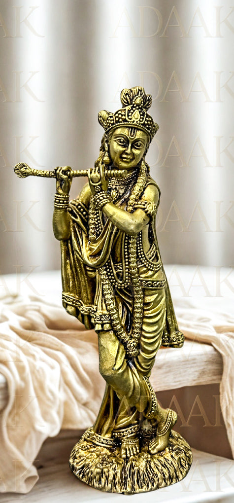 brass krishna ji