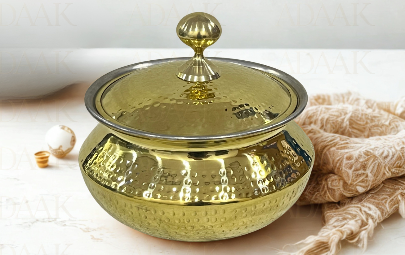 Brass Patili with lid
