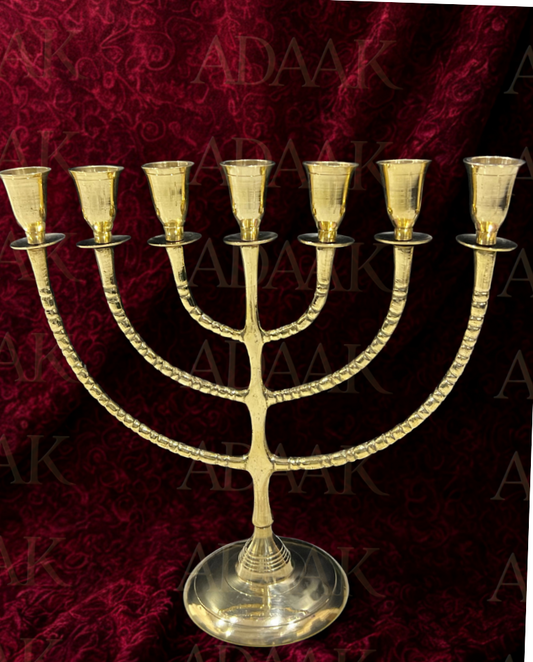 Adaak Saptdeep Brass Candle Stand – 7 Branches