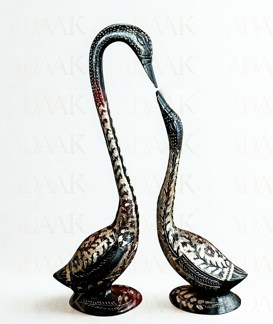 Brass Swan Figurine