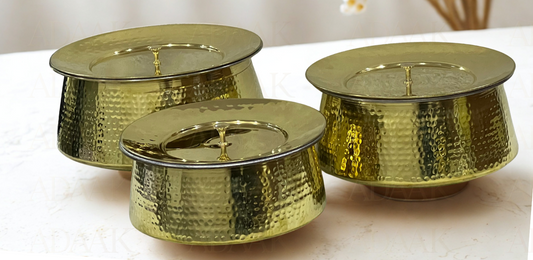 Premium Brass Finish Handi – Traditional Indian Cookware