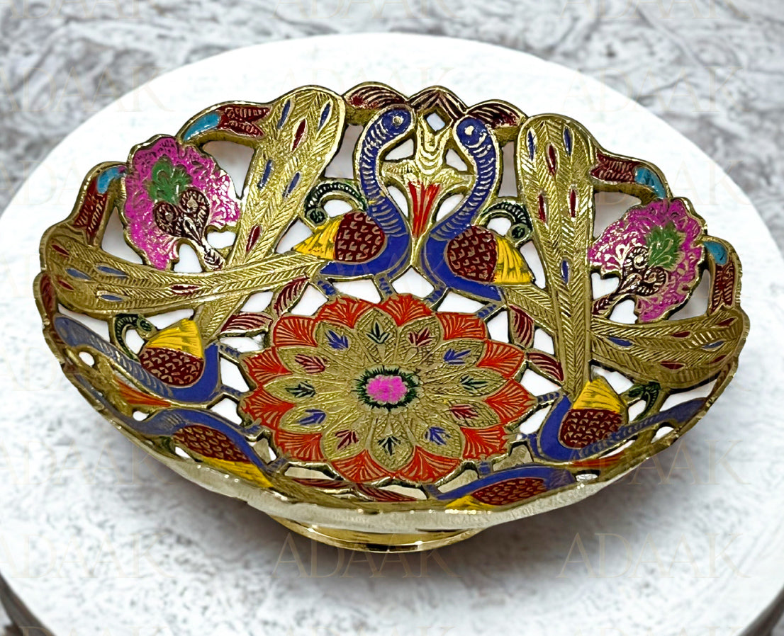 Peacock Pooja Thali