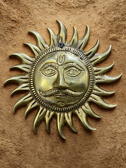 Adaak's Surya Brass Wall Hanging
