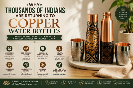 Why Thousands of Indians Are Returning to Copper Water Bottles