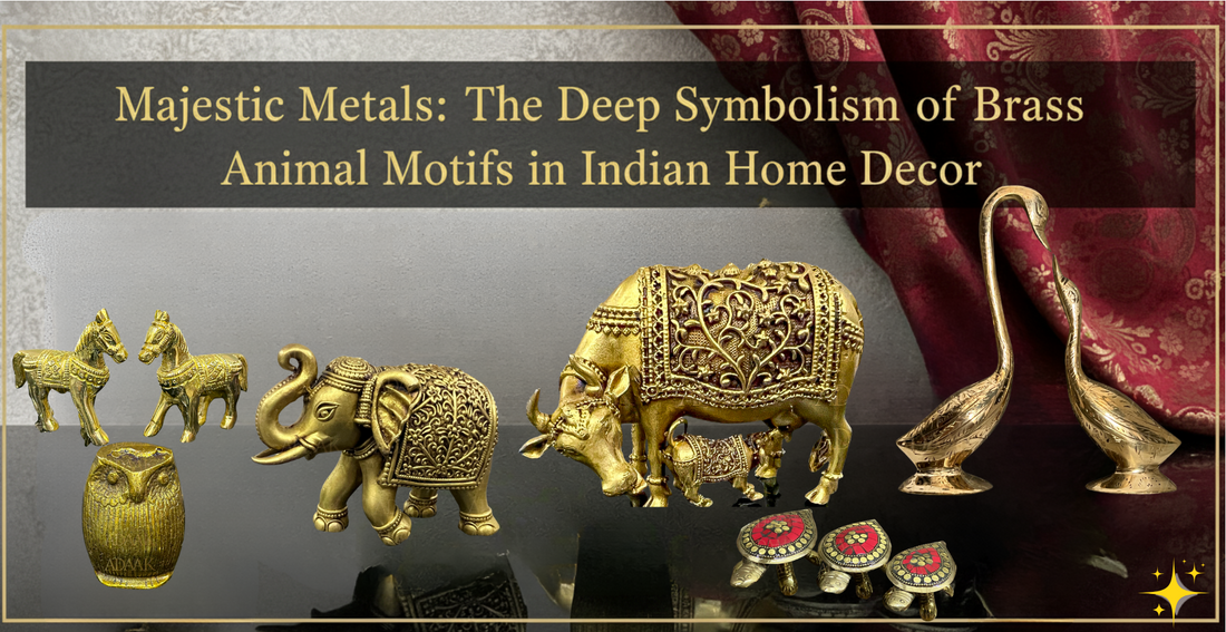 🐘 Majestic Metals: The Deep Symbolism of Brass Animal Motifs in Indian Home Decor