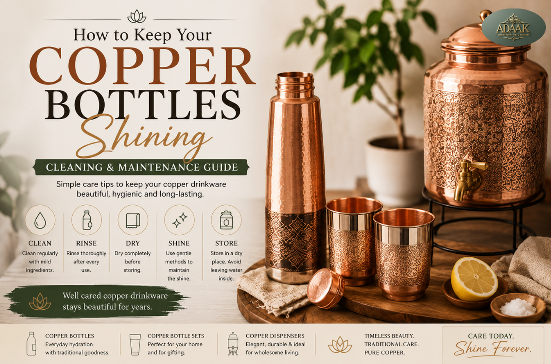 How to Keep Your Copper Bottles Shining: Cleaning & Maintenance Guide