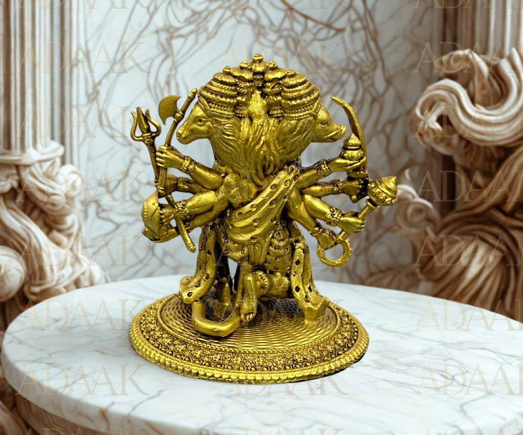 Divine Panchamukhi Hanuman Murti | Protection and Strength Figurine