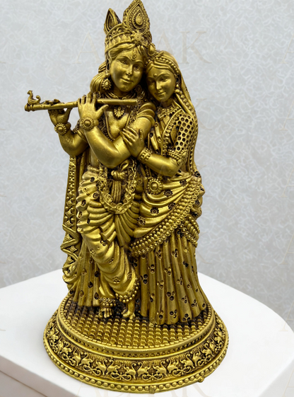 Radha Krishna Embracing Idol