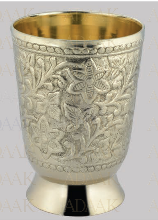 Rajvansh Brass Drinking Glass (set of 6)