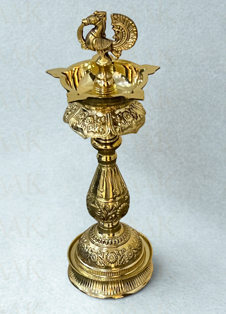 Adaak Mayur Jyoti Brass Deepam