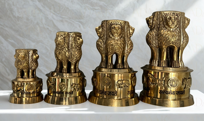 Legacy of Lions – Brass National Emblem of India