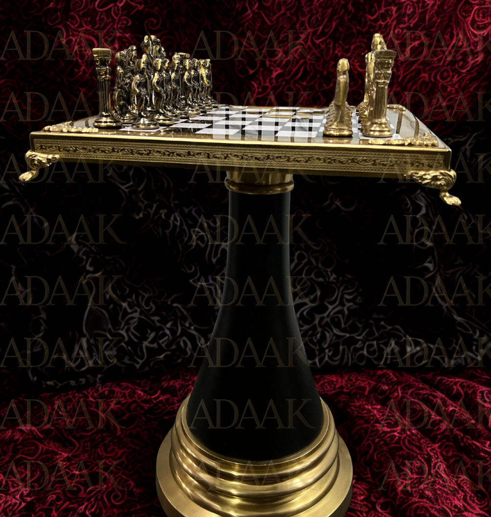 Adaak Regalia Brass Chess Set