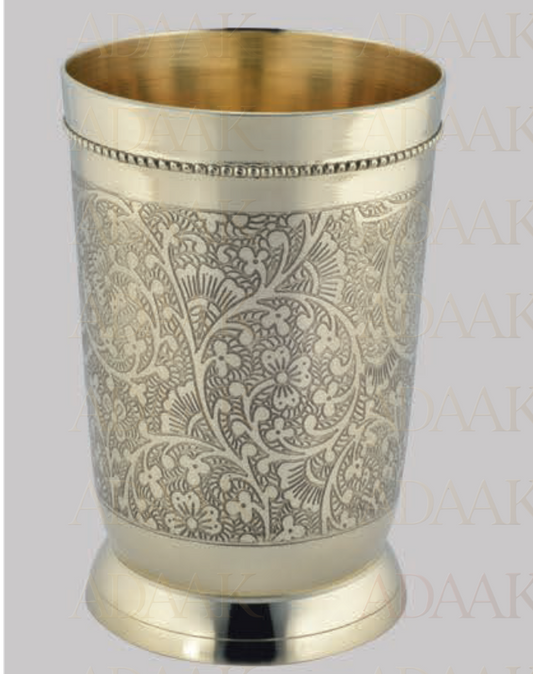 Pratibha Brass Glass Set (set of 6 Pcs)