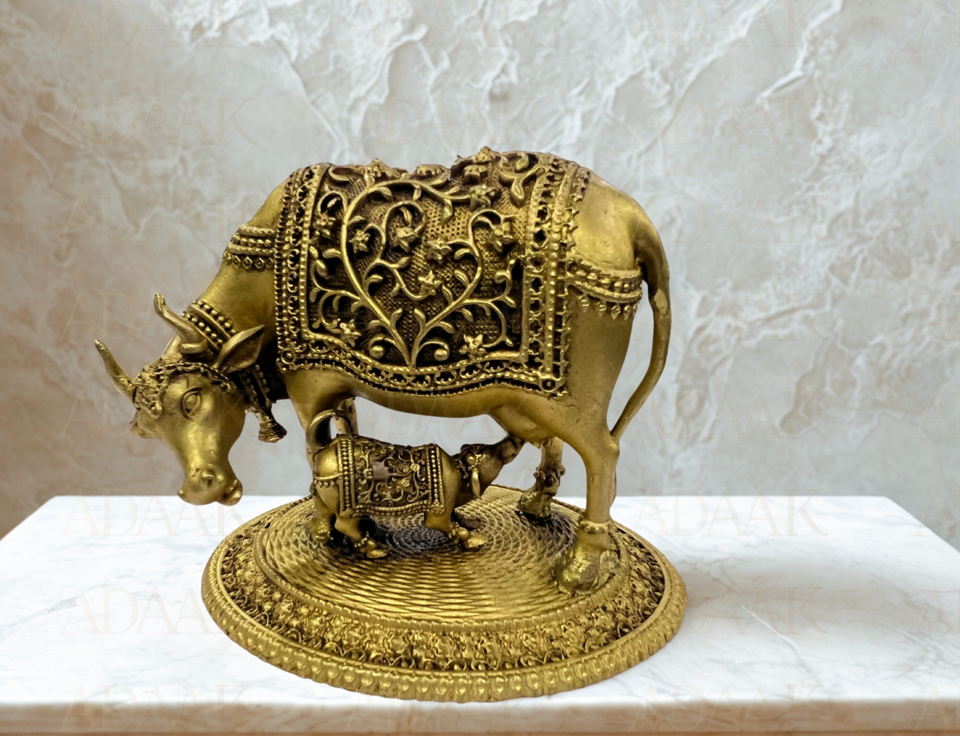 Kamdhenu cow and Nandi