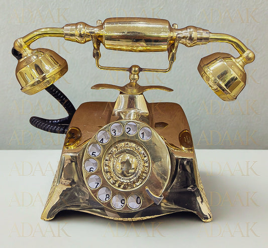 Adaak DialMuse Brass Rotary Phone