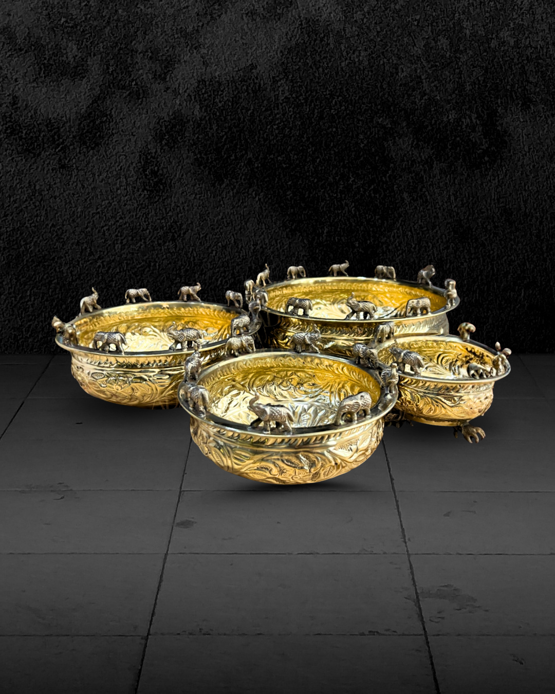SwarnaHathi_Brass_Urli_all_four
