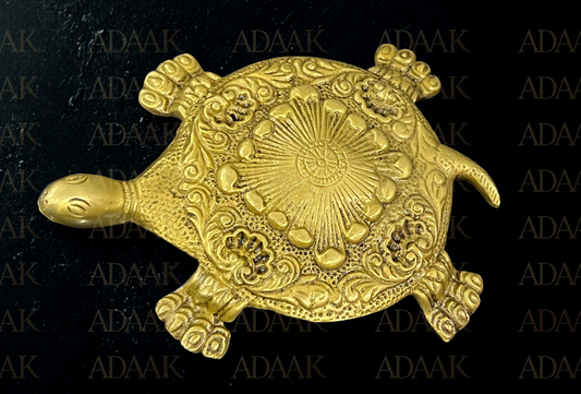 Adaak’s Designer Brass Tortoise – Symbol of Longevity & Prosperity