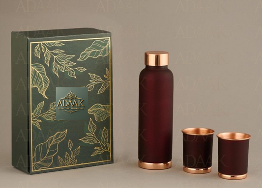 Aurum Essence Gift Set – Regal Bottle & Tumbler Duo