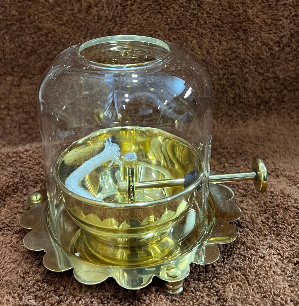 Eternal Akhand Jyot Brass Diya – Sacred Flame Holder