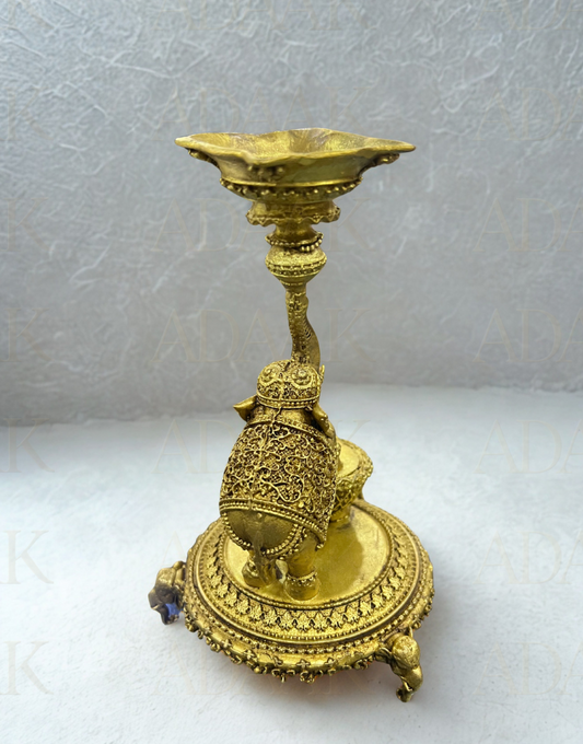 brass diya stand