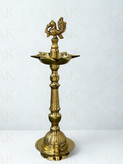 brass long inauguration stand peacock