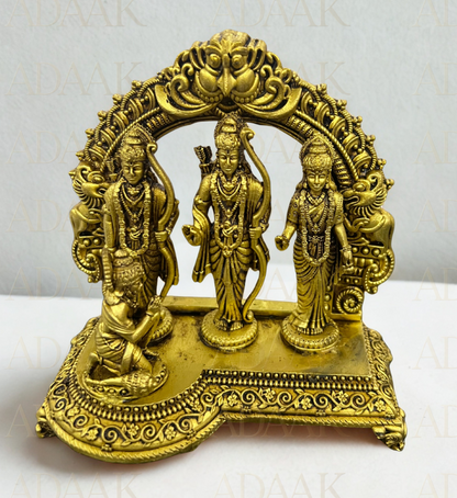 brass ram darbaar with 4 idols