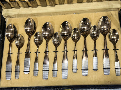 Rose Gold Cutlery Set