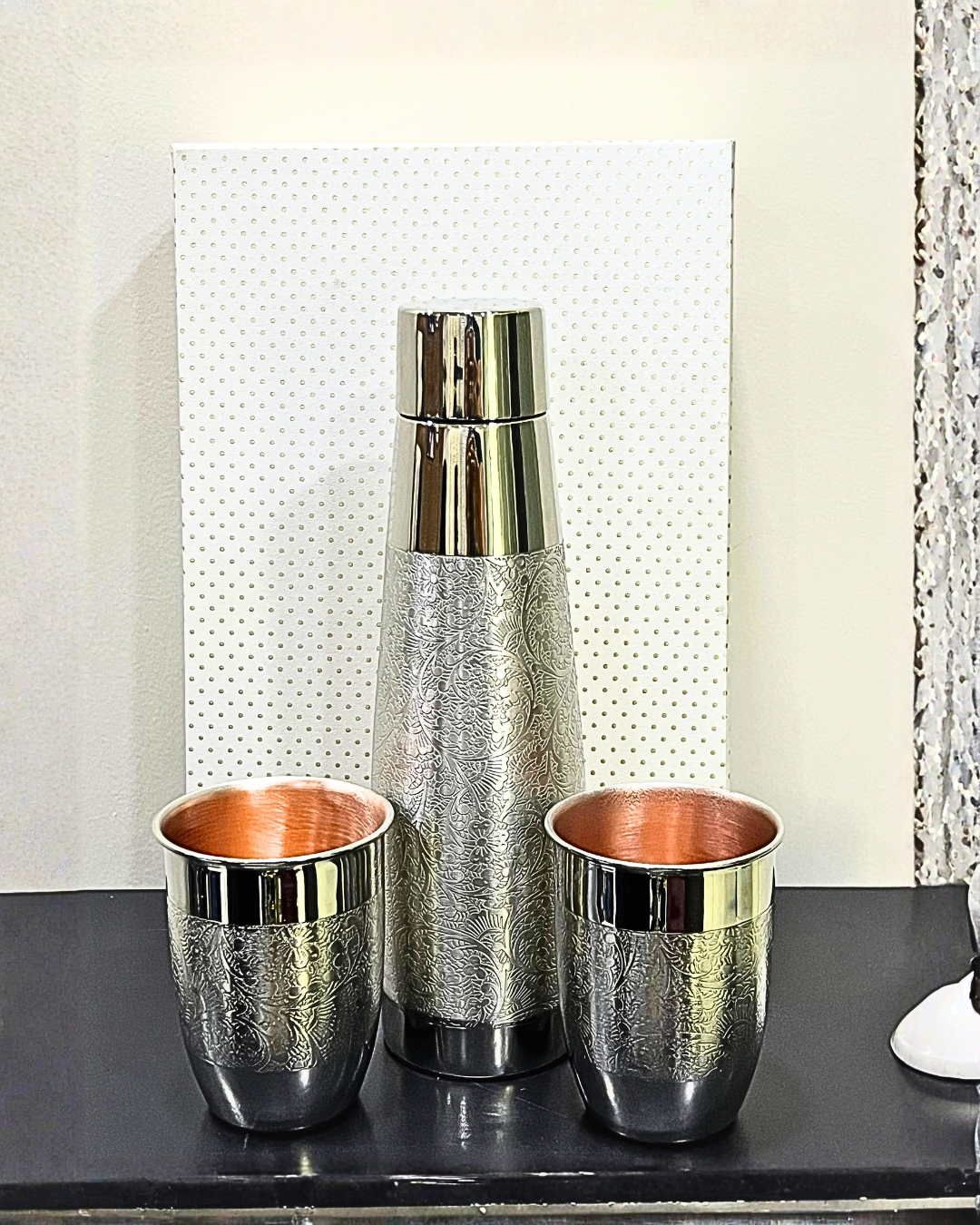nickle bottle set standing