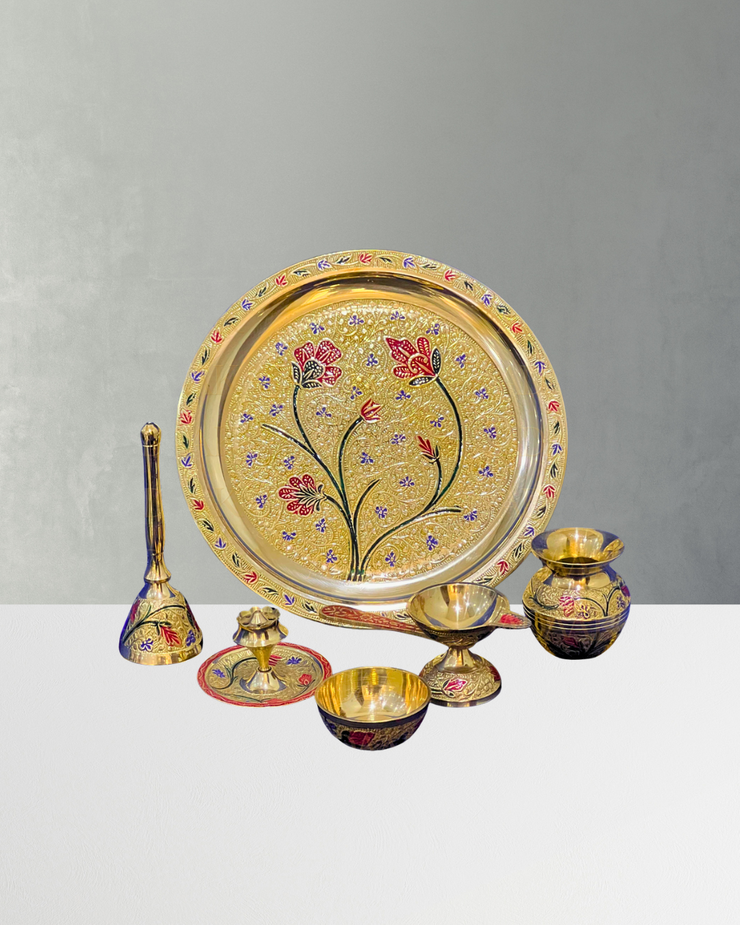 pooja_thali_flower_8inch