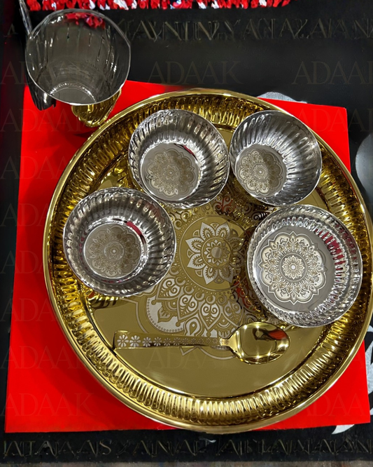 thali_set_mandala_art