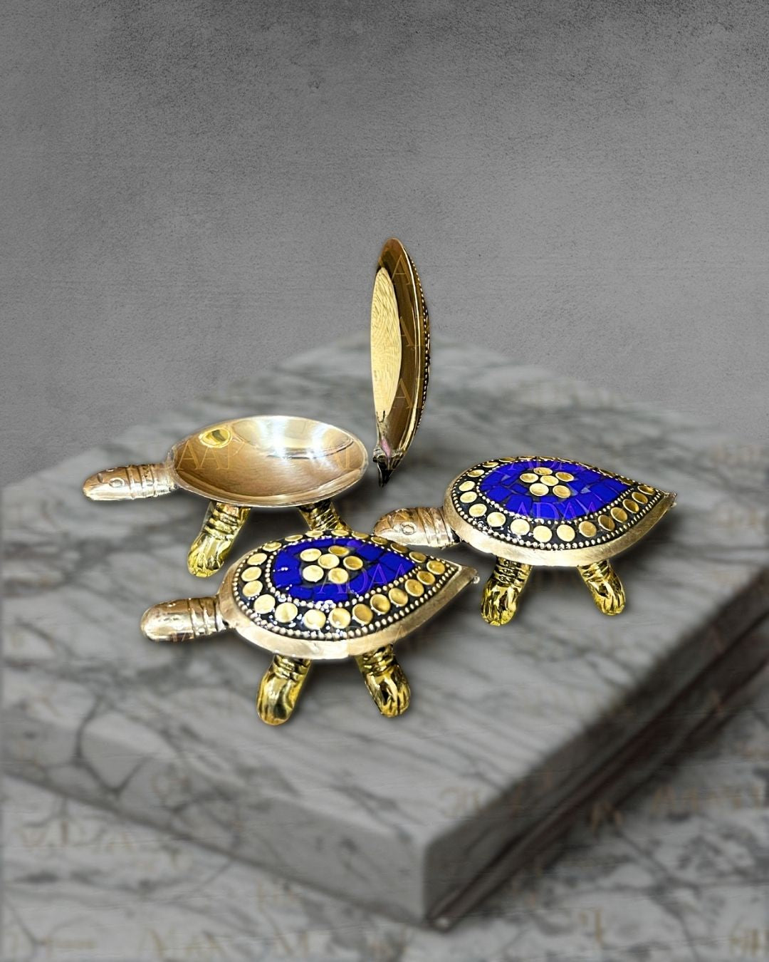 Buy Brass Tortoise Vastu Set Online | Handcrafted Tortoise Family Trio ...